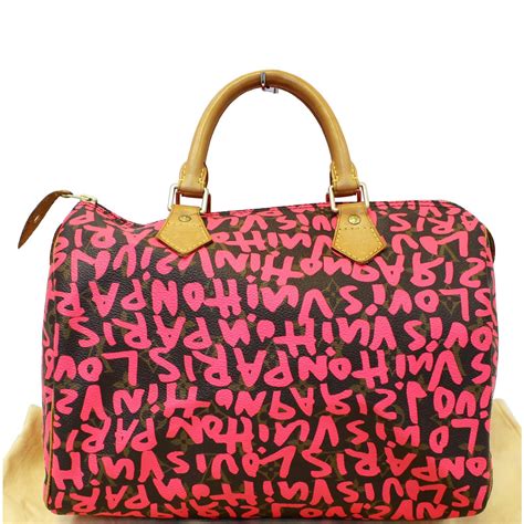 louis vuitton speedy 30 graffiti limited edition|louis vuitton speedy 30 women.